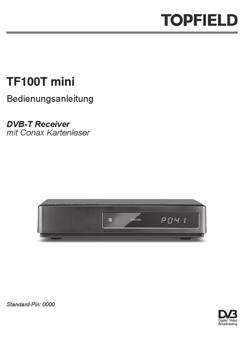 Topfield TF100T mini User manual Topfield TF100T mini User manual