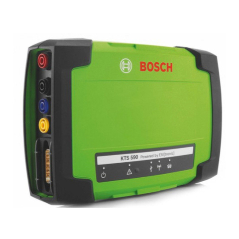 Bosch KTS 5a Series User manual Bosch KTS 5a Series User manual