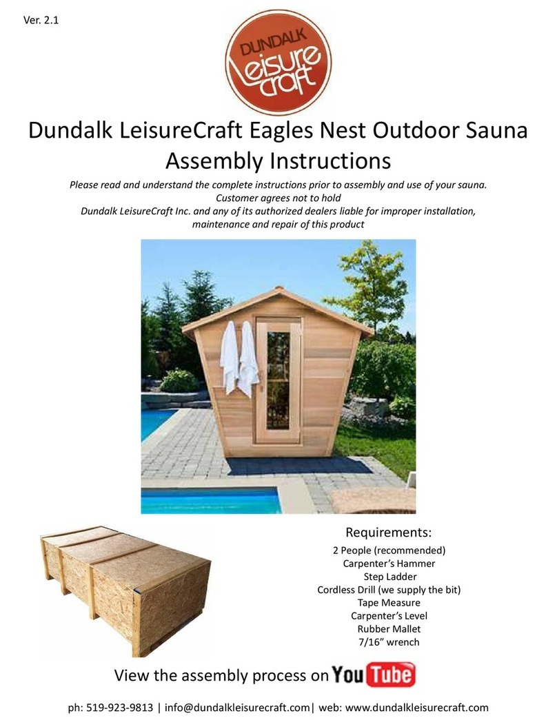 Dundalk LeisureCraft Eagles Nest Assembly instructions