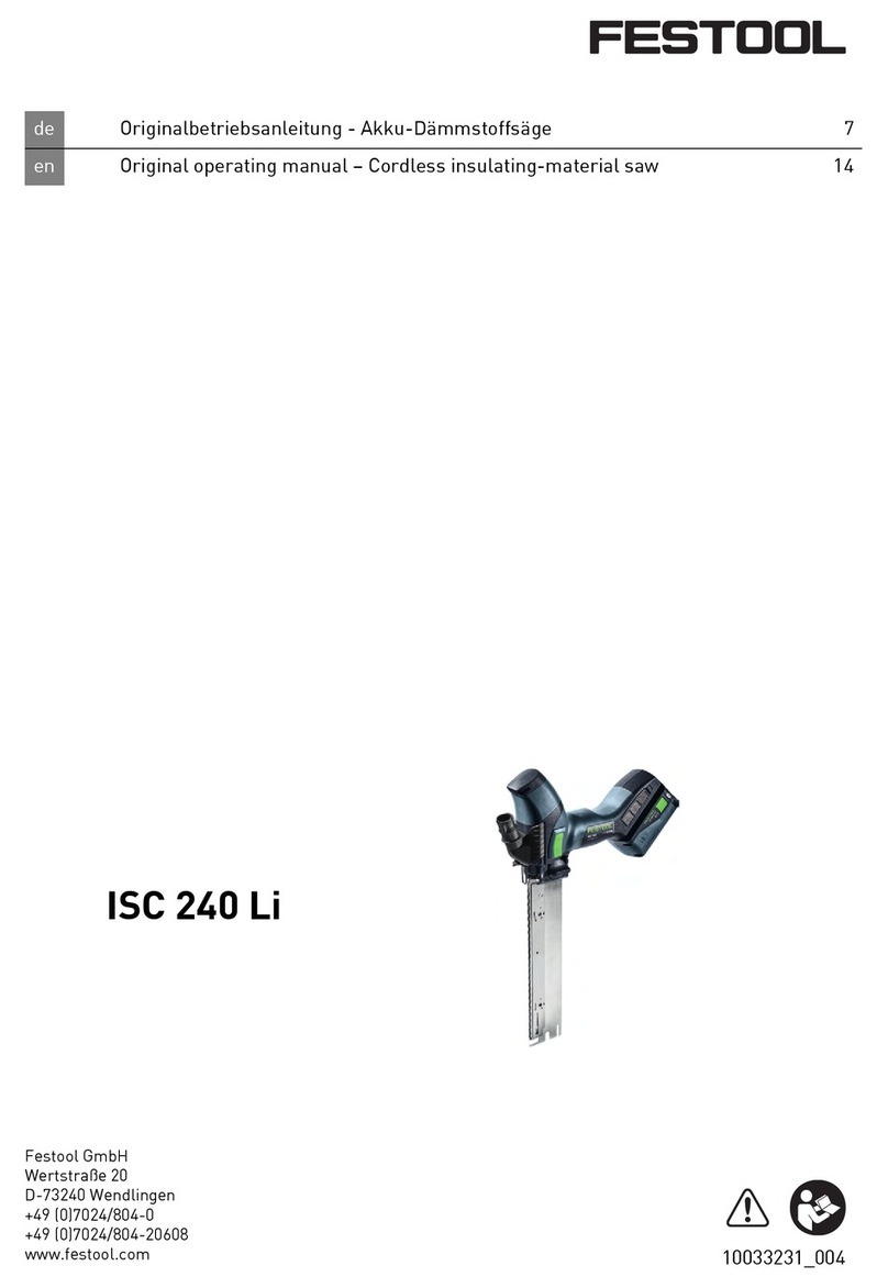 Festool ISC 240 Li Original operating manual