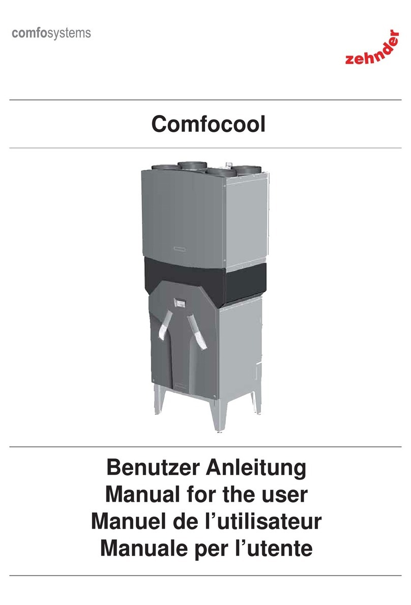 Zehnder Rittling comfocool Manual for the user