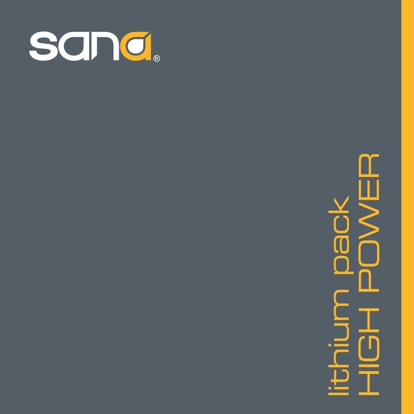 Sana Lithium pack manual