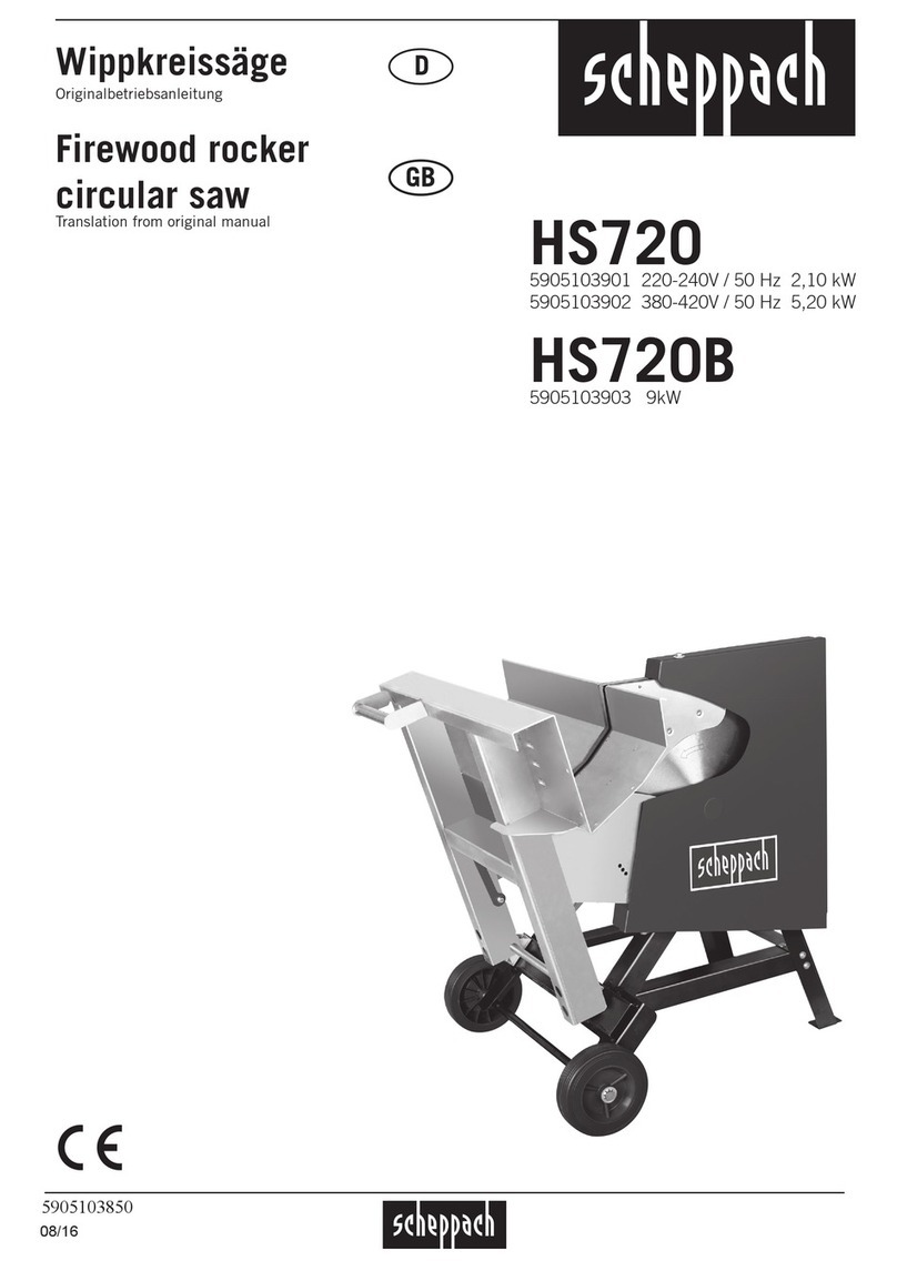 Scheppach HS720B User manual