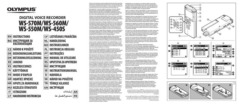 Olympus WS-570M instructions
