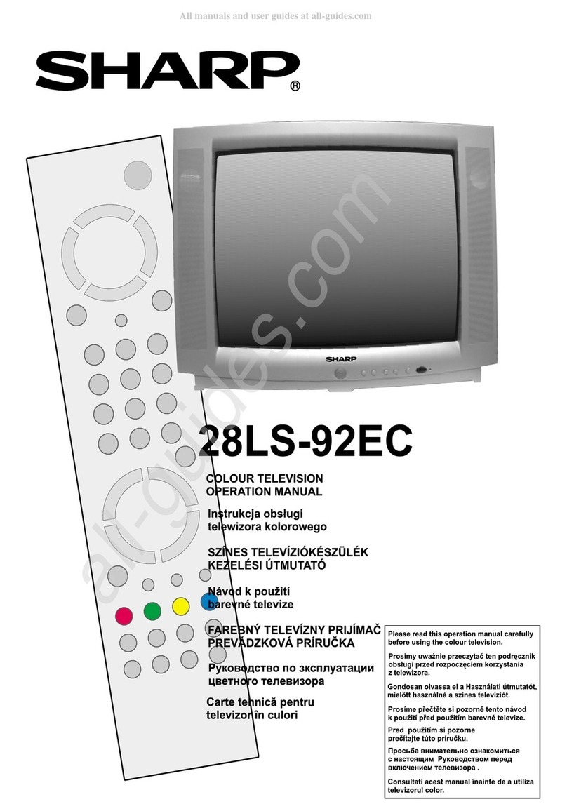 Sharp 28LS-92EC Operation manual