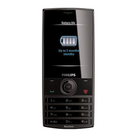 Philips Xenium X501 User manual