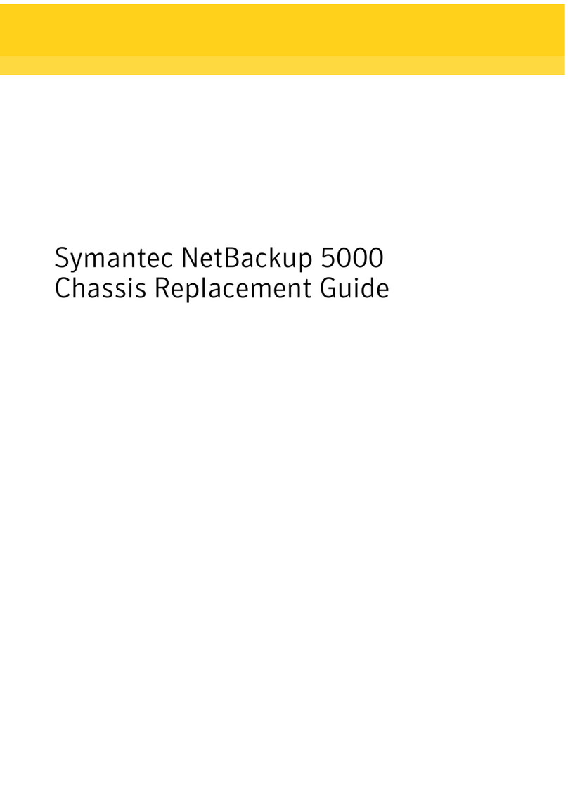 Symantec NetBackup 5000 Parts list manual