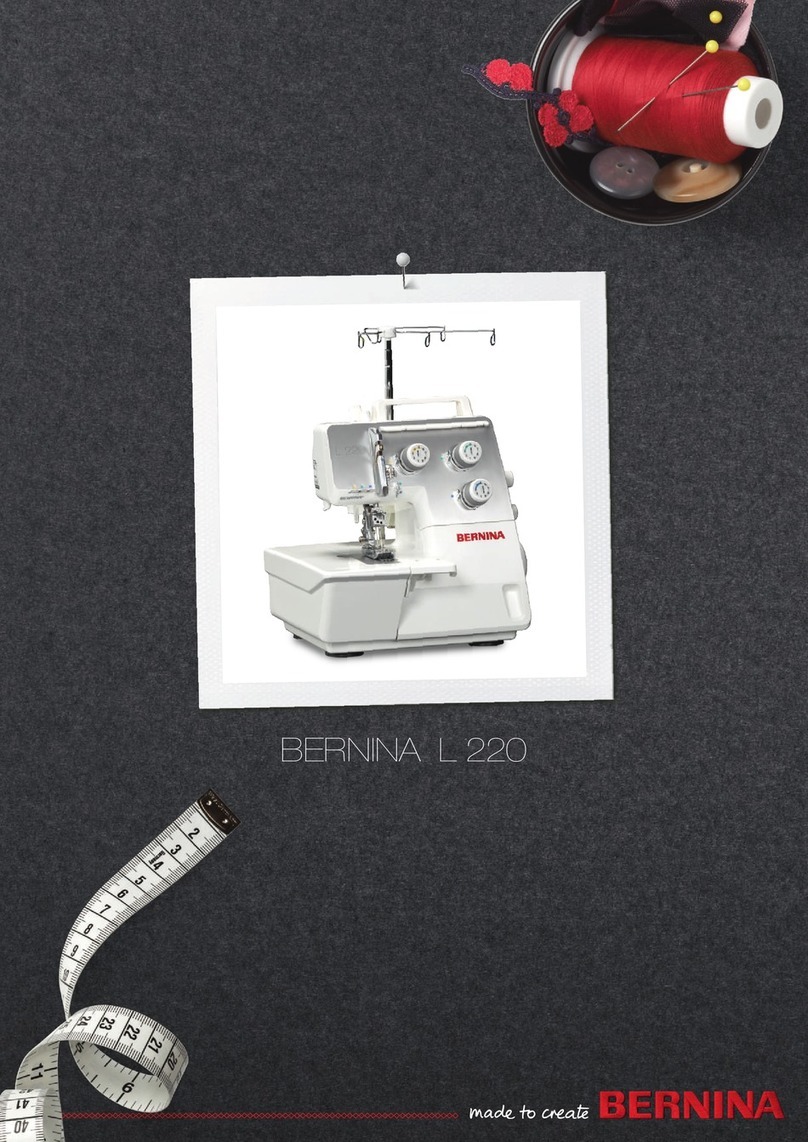 Bernina L220 User manual