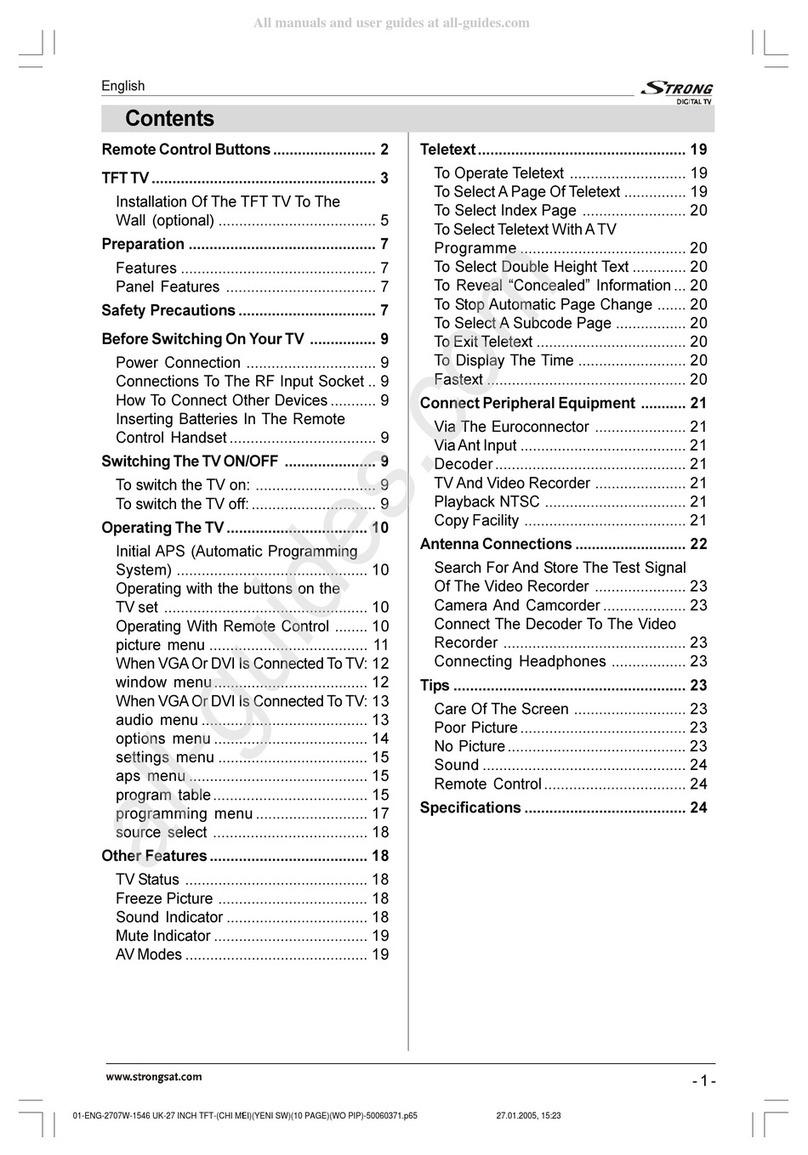 Strong SRT L 2750 User manual Strong SRT L 2750 User manual