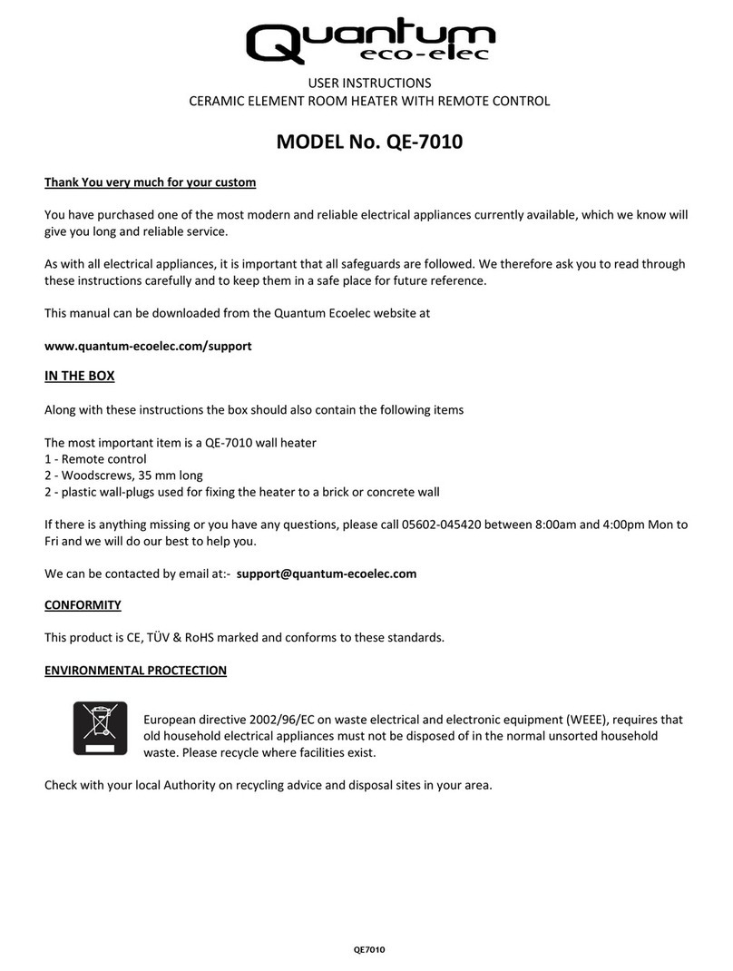 Quantum Ecoelec QE-7010 User manual