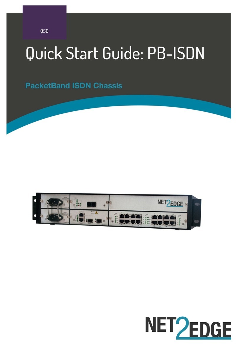 Net2Edge PacketBand PB-ISDN Series quick start guide Net2Edge PacketBand PB-ISDN Series quick start guide