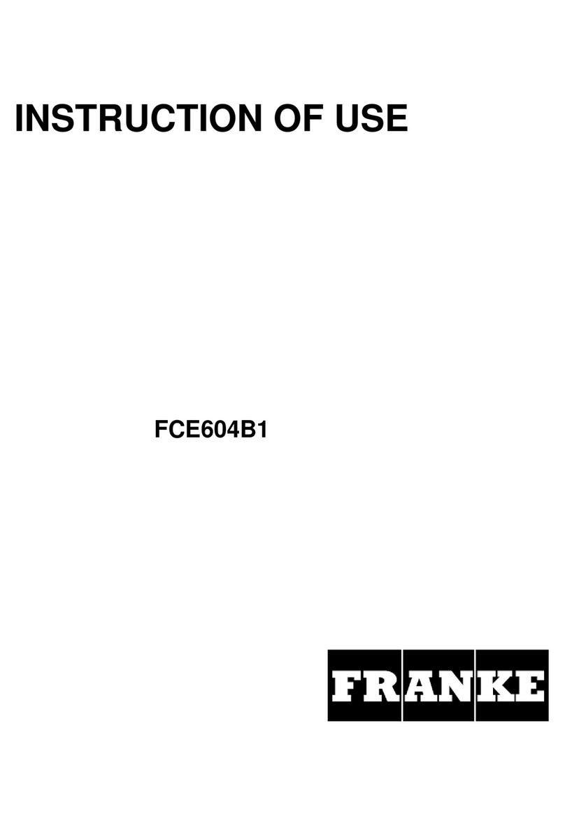 Franke FCE604B1 Instruction Manual