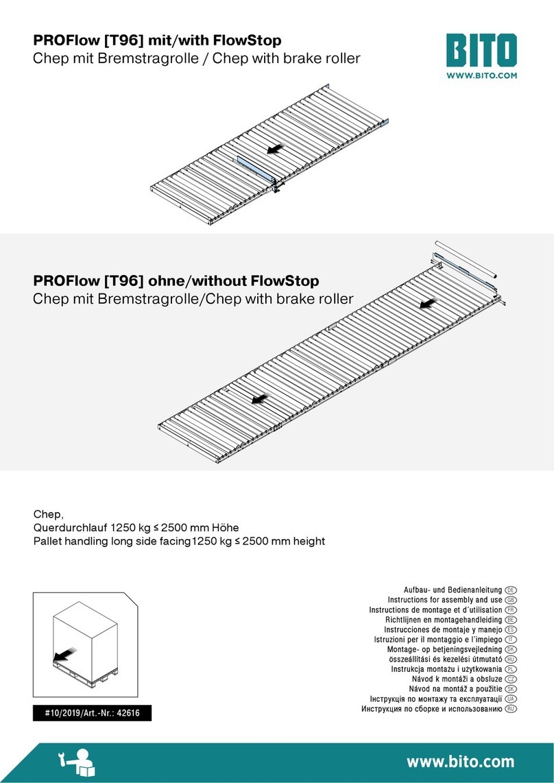 BITO PROFlow Series Operator's manual