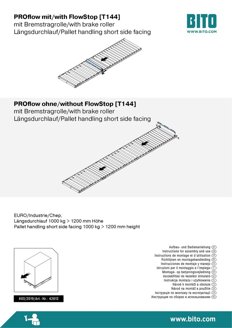 BITO PROFlow Series Instructions for assembly and use