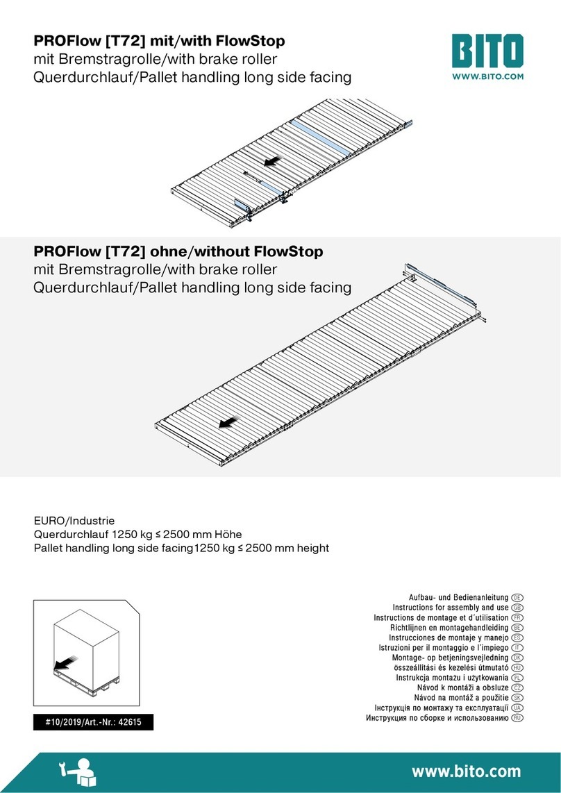 BITO PROFlow Series Operator's manual