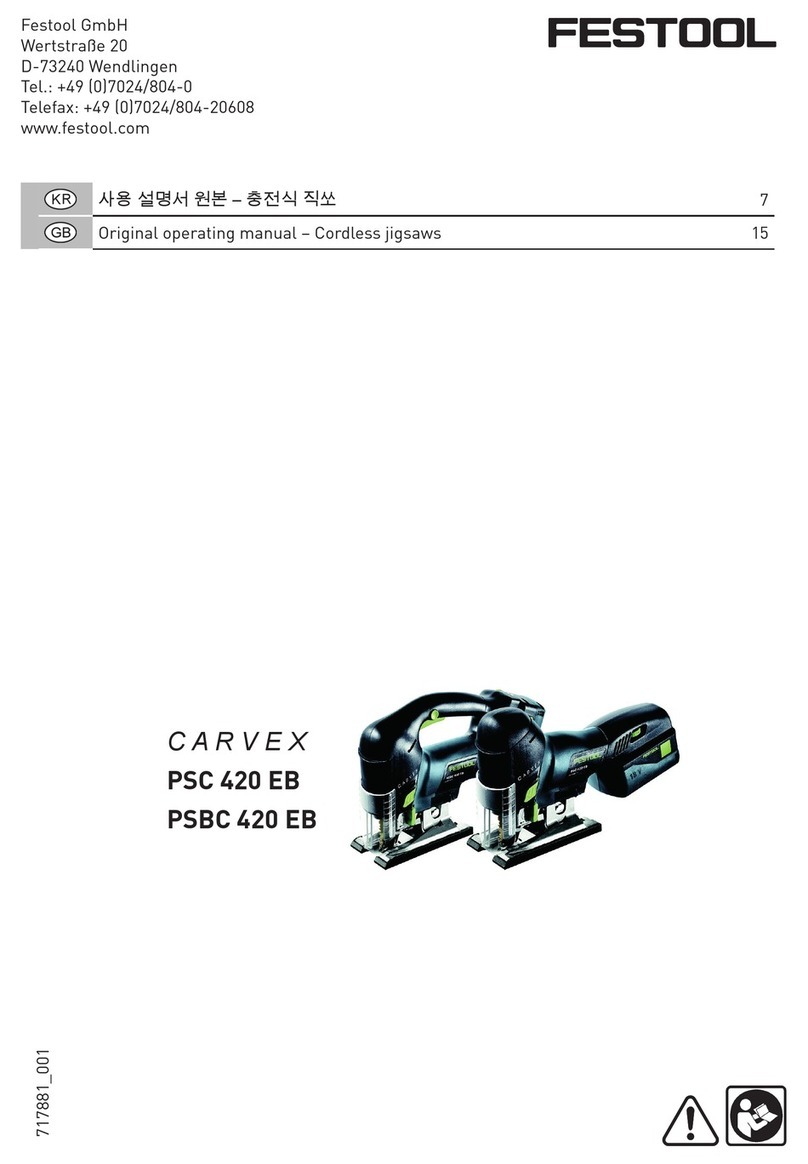 Festool PSC 420 EB Original operating manual