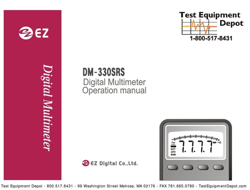 EZ Digital DM-330SRS Operation manual