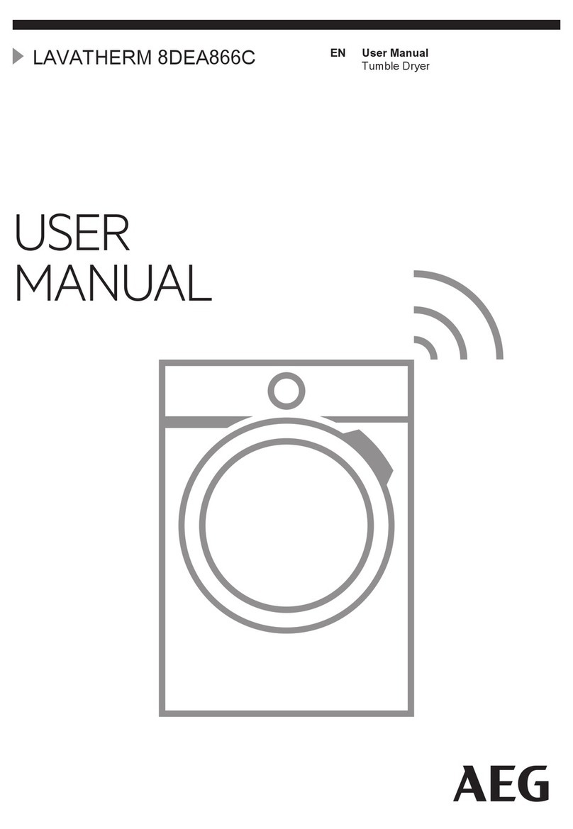 AEG LAVATHERM 8DEA866C User manual