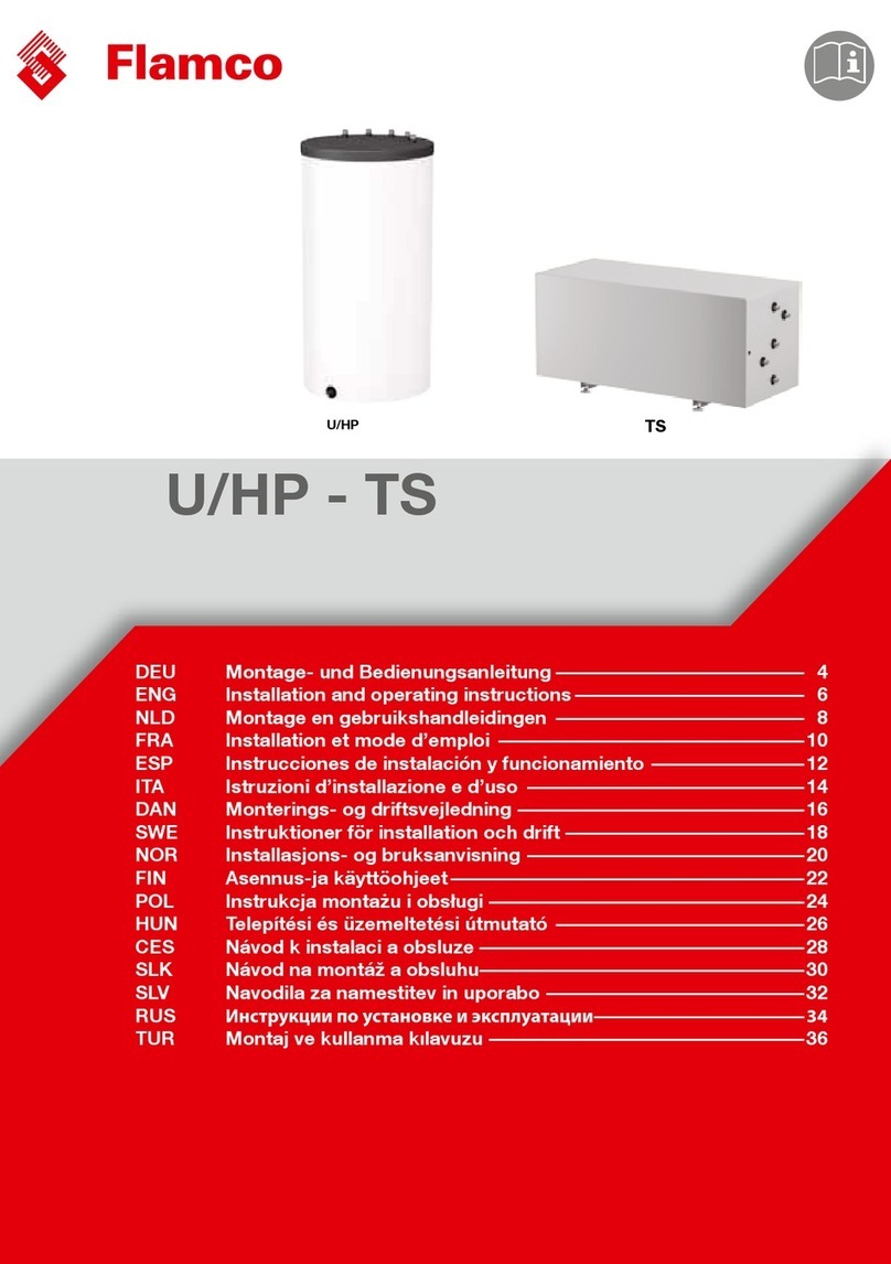 flamco U/HP Series Installation and operating intructions flamco U/HP Series Installation and operating intructions