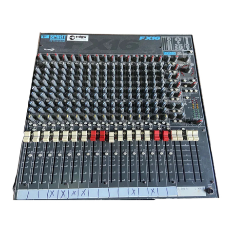 SoundCraft Spirit FX16 user guide