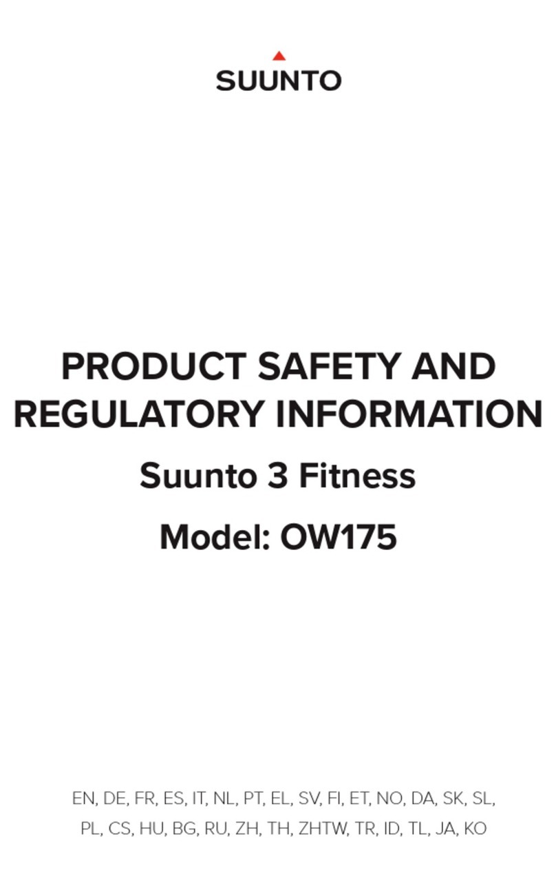 Suunto 3 Fitness Owner's manual