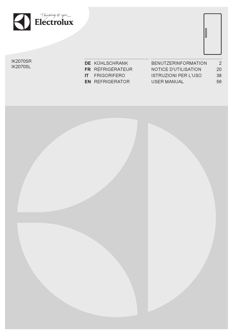 Electrolux IK2070SR User manual