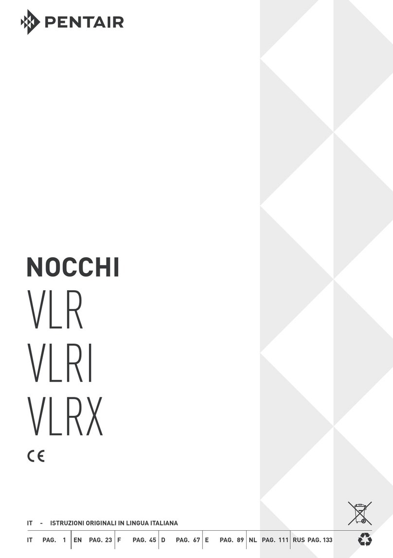 Pentair Nocchi VLR Series User manual