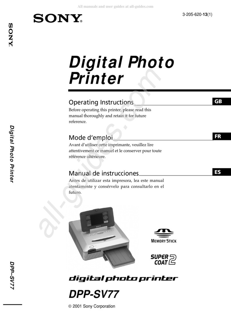 Sony DPP--SV77 User manual