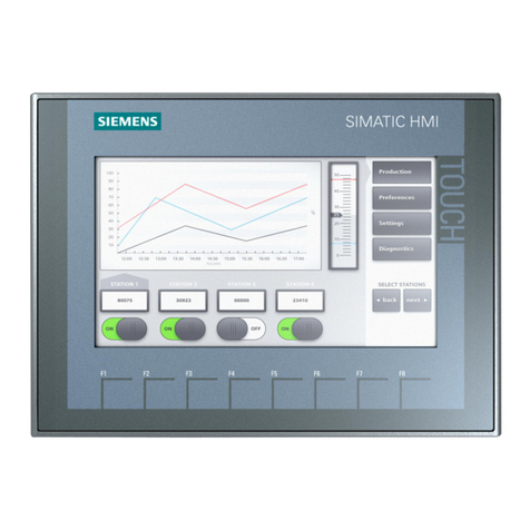 Siemens SIMATIC HMI KTP400 Basic User manual