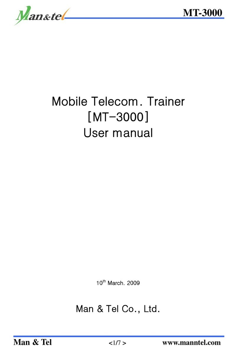 Man&Tel MT-3000 User manual