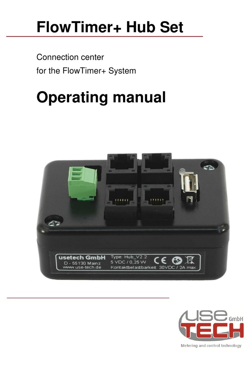 UseTECH FlowTimer+ operating manual