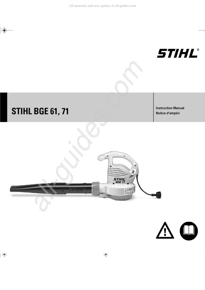 Stihl BGE 61 User manual