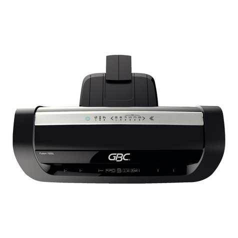 GBC Fusion Plus 6000 L User manual