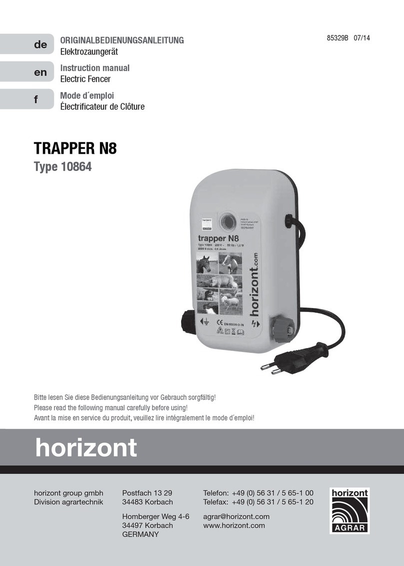 Horizont TRAPPER N8 instruction manual