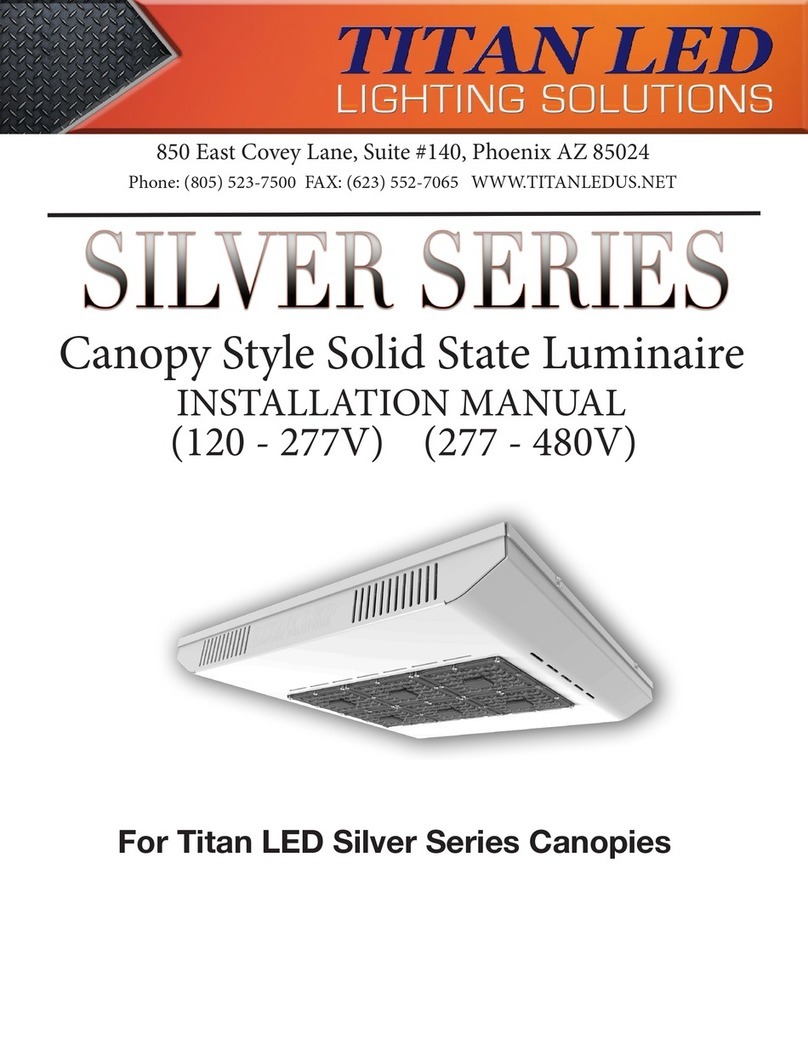 Titan LED Silver Series installation manual Titan LED Silver Series installation manual