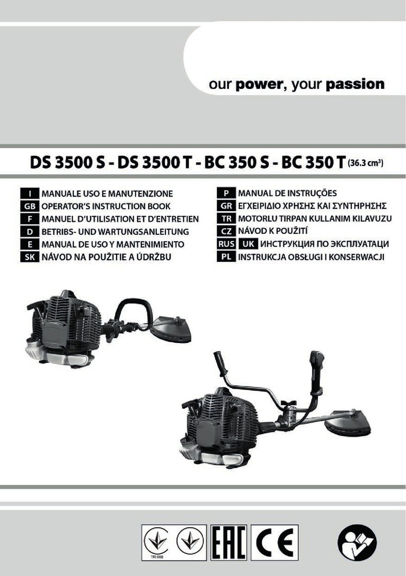 Efco DS 3500 T Operators instruction book