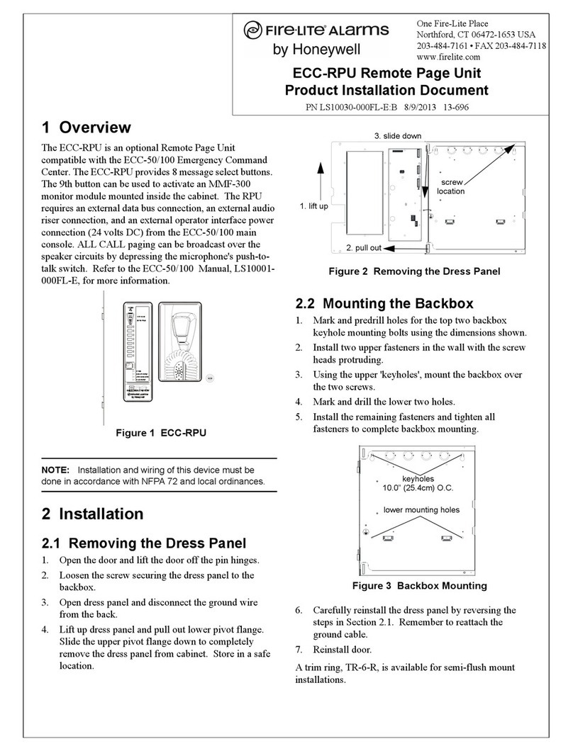 Honeywell Fire-Lite ECC-RPU Technical manual