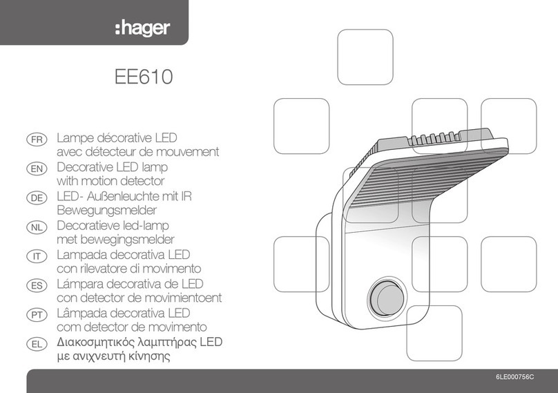 hager EE610 manual