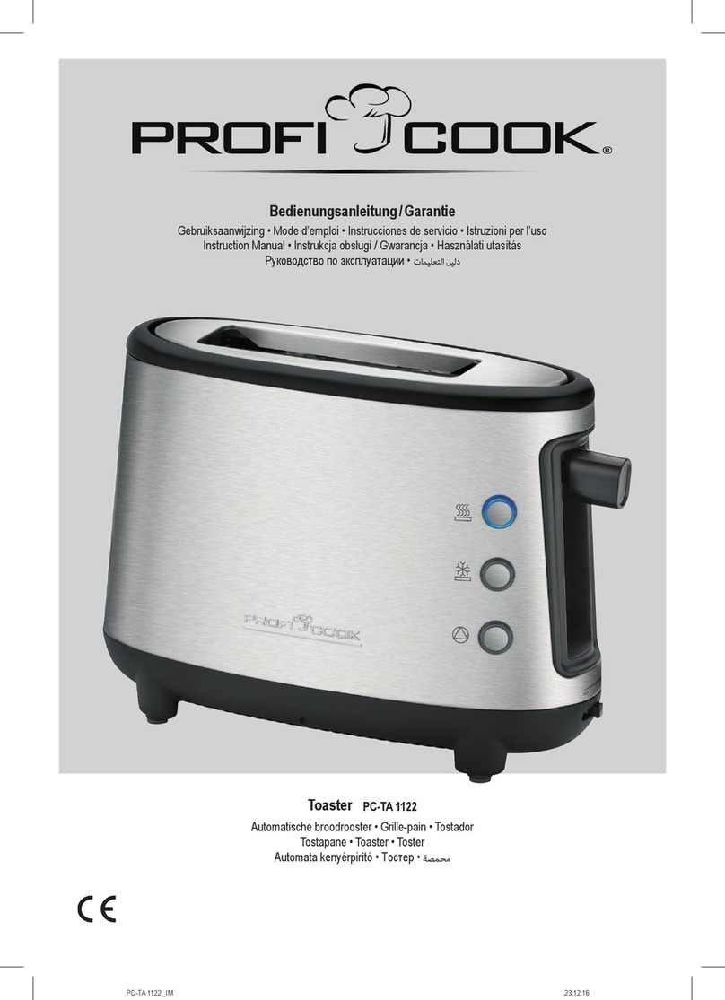 Proficook PC-TA 1122 User manual