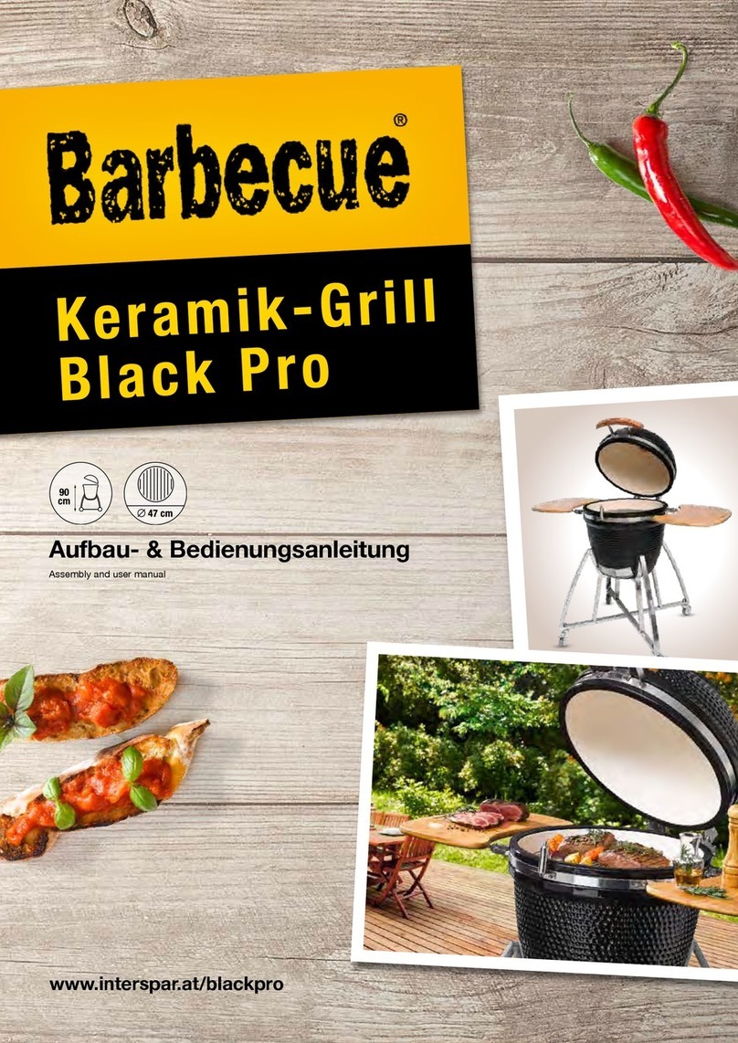 Barbecue Black Pro Assembly and user's manual Barbecue Black Pro Assembly and user's manual
