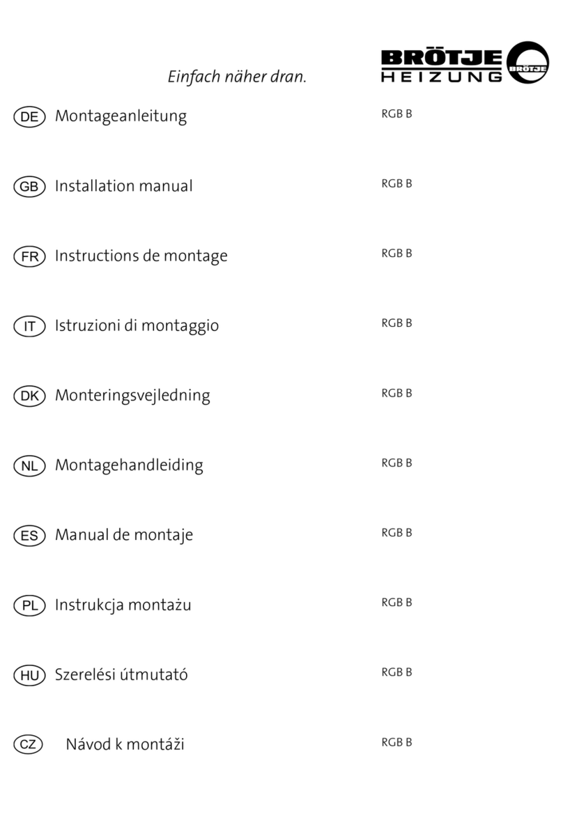 BRÖTJE RGB B installation manual