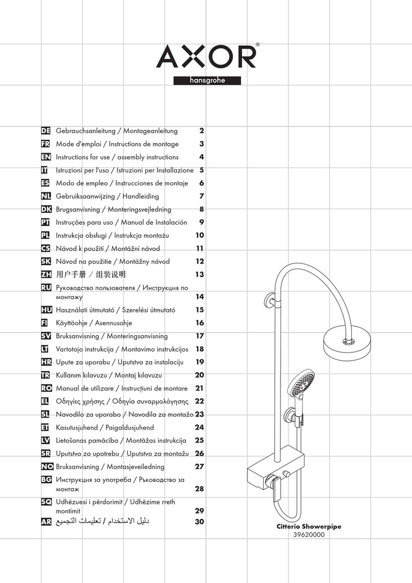 Hans Grohe Axor Citterio Showerpipe Manual Hans Grohe Axor Citterio Showerpipe Manual