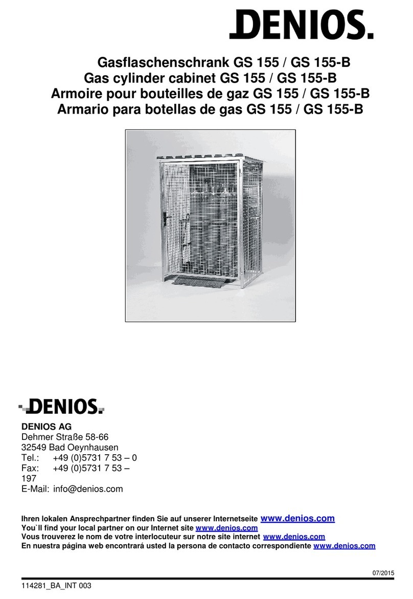 Denios GS 155 User manual