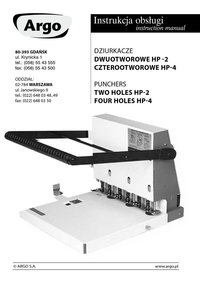 Argo HP-2 instruction manual
