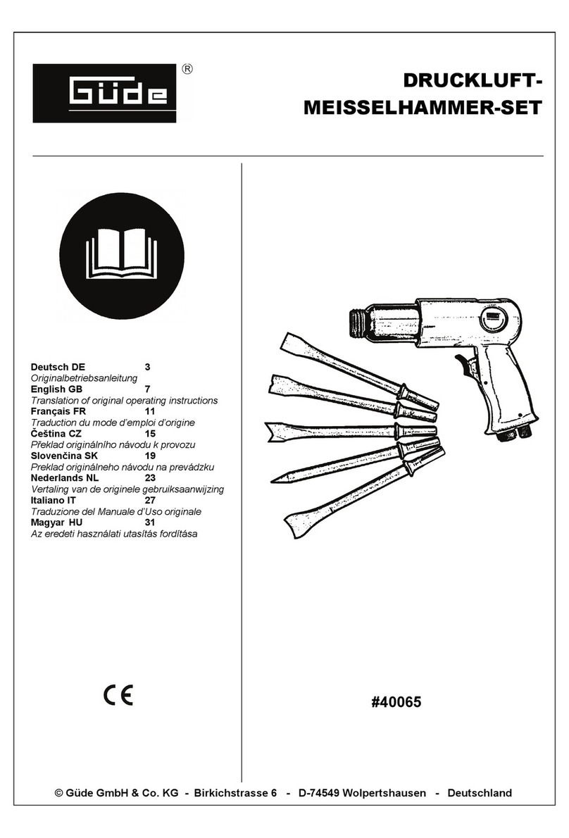Gude 40065 Translation of original operating instructions
