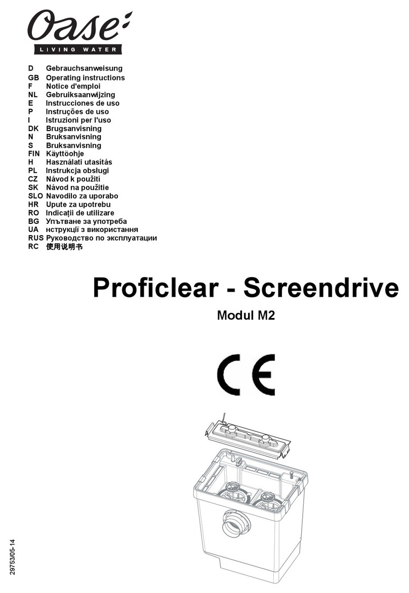 Oase Proficlear - Screendrive Module 2 User manual