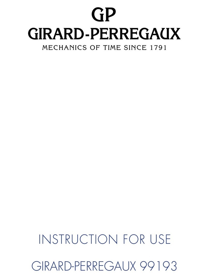 Girard-Perregaux 99193 Instructions for use