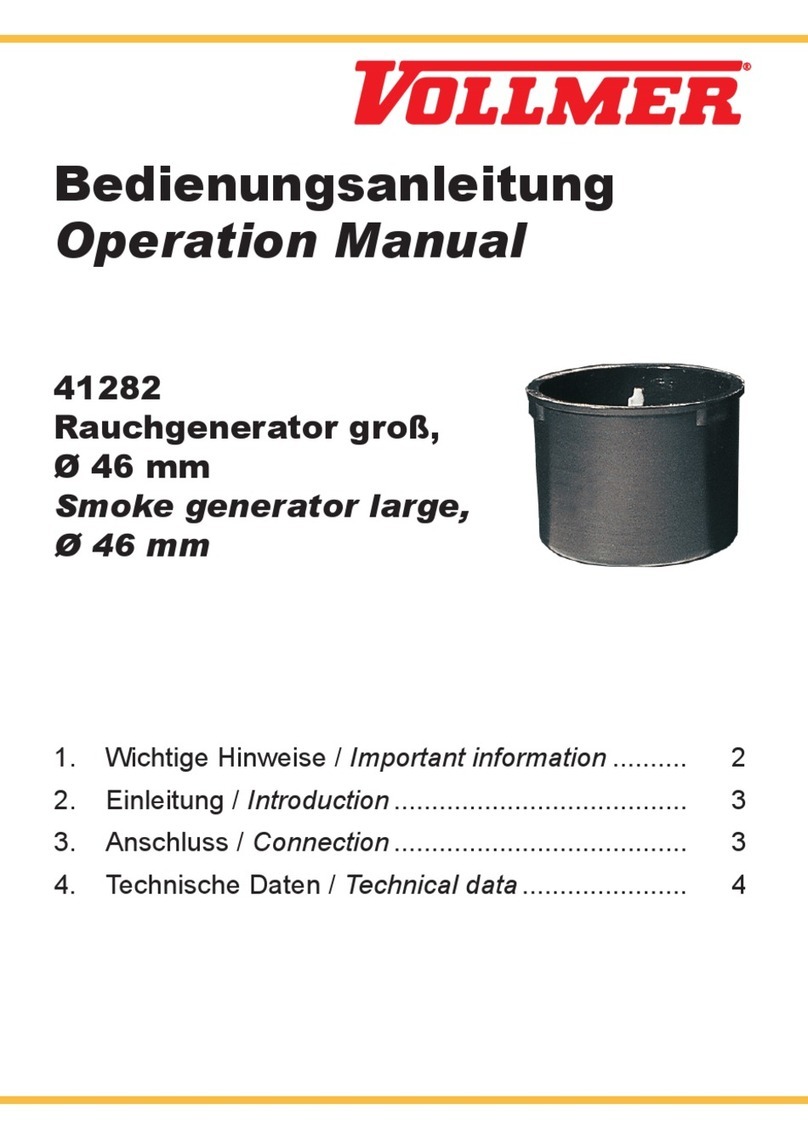 Vollmer 41282 Operation manual Vollmer 41282 Operation manual
