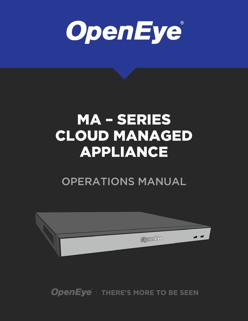 OpenEye MA Series Operation manual