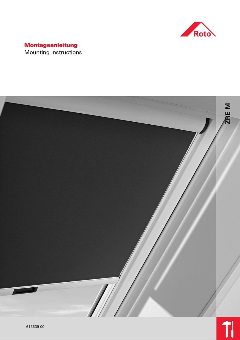 Roto ZRE M Mounting instructions